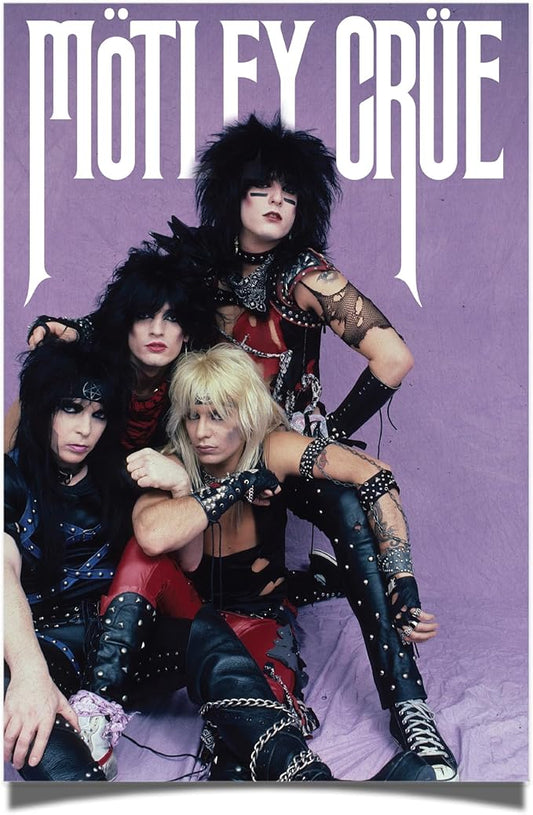 Desert Cactus Motley Crue Poster  Room Office Décor Decoration Official Fan Gear